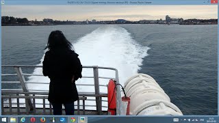 preview picture of video 'Victoria to Seattle on Clipper catamaran: float plane landing & Seattle Space Needle 2015-02-26'