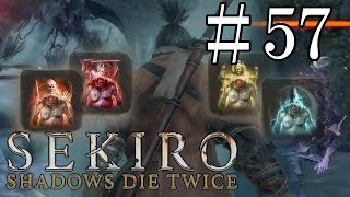 #57【SEKIRO 隻狼】実況プレイ 怨霊系中ボス総決算！（一人は前回倒してますが）[首無し、七面武者]戦