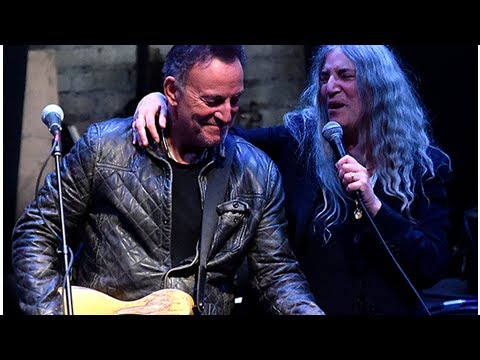 Watch Patti Smith perform with Bruce Springsteen and Michael Stipe
