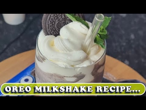 How to Make an Oreo Milkshake | Homemade Oreo Milkshake Recipe | Easy recipes