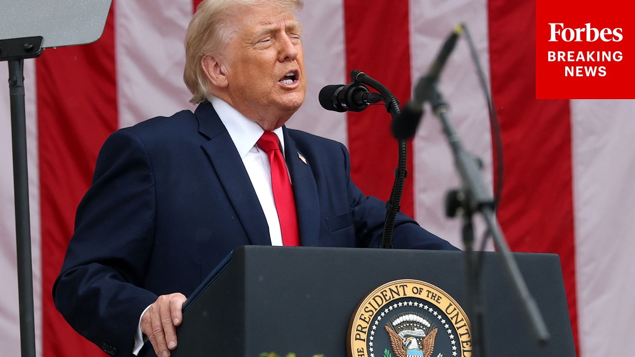Video | 'Our Debt To You Is Ever-Lasting': Trump Honors Soldiers Killed In Iran War At Memorial Day Event