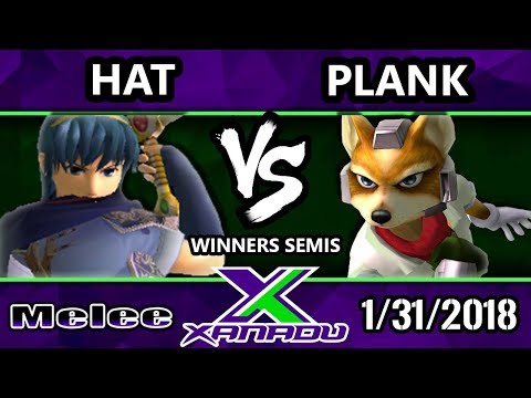 S@X 239 Melee - Hat (Marth) Vs. Plank (Fox, Marth) - Smash Melee Winners Semis - SSBM