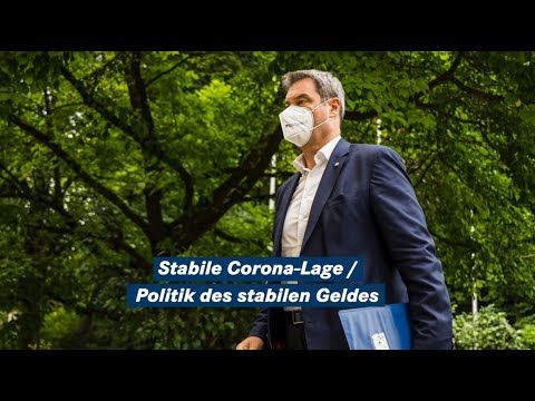 Ministerpräsident Dr. Söder nach der Kabinettssitzung (21.09.21) - Bayern