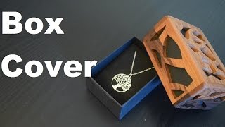 Monogrammed Wooden Jewelry Box Cover