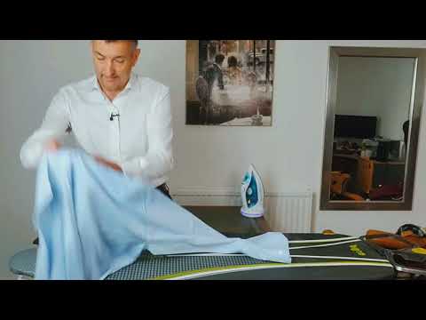 How to iron a shirt. Iron a shirt in 2 minutes.