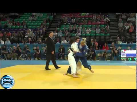 European Judo Championships Montpellier 2014 Bronze -48kg MOSCATT (ITA) - CHERNIAK (UKR)