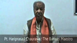 Pt. Hariprasad Chaurasia talks about music in India @ Jaipuria Institute of Management, Noida