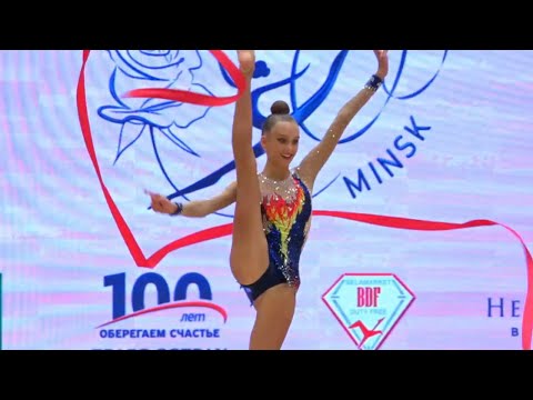 Bespalova Victoria Ribbon Crystal Rose Minsk 2022