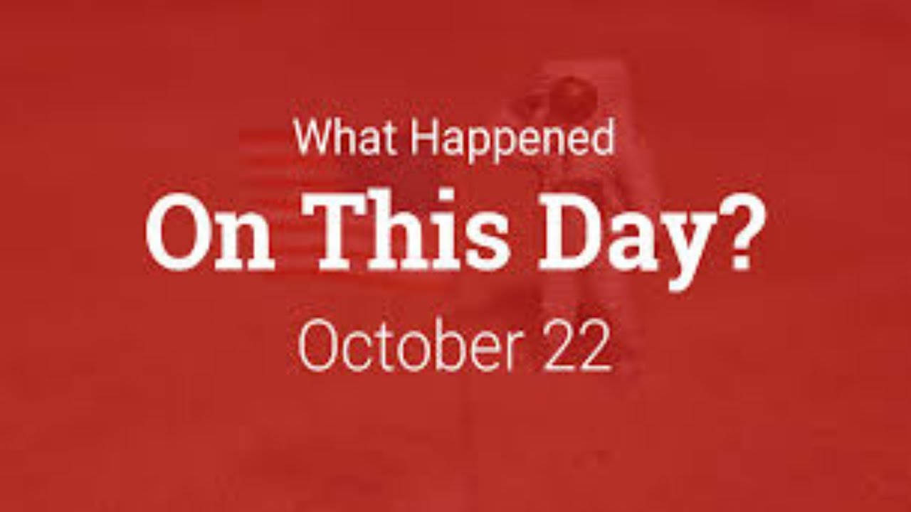 HISTORY HOUSE | What's special on October 22 #history #historyhouse #thehistoryhouse