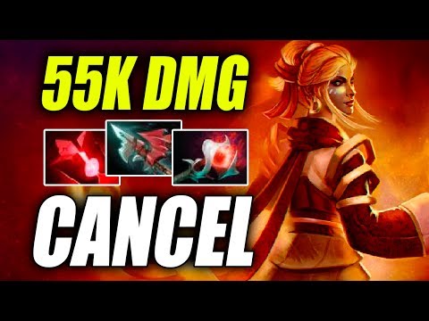 Cancel • Lina • 55K DMG — Pro MMR