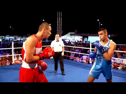 Combattimento di pugilato della Nazionale Italiana - Kiyakov VS Balli