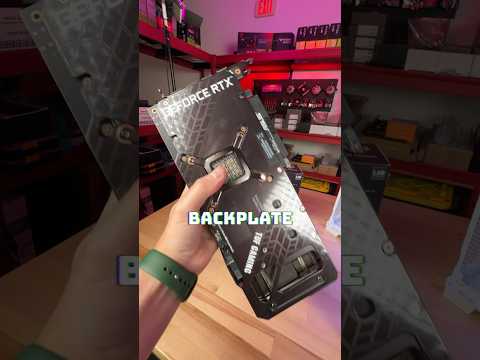 Custom GPU backplates vs GPU temps #gamingpc #gaming #custompc #gamingpcbuilds #pcbuild