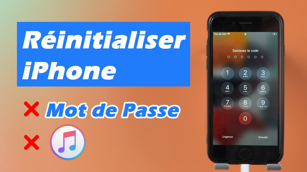 Comment réinitialiser un iPhone sans mot de passe ?