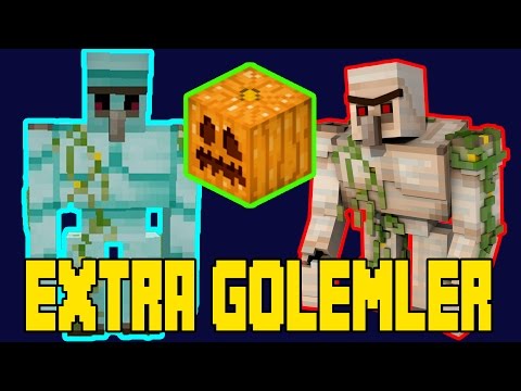 Minecraft Süper Golemler Modu [ Extra Golem Modu 1.10 ]
