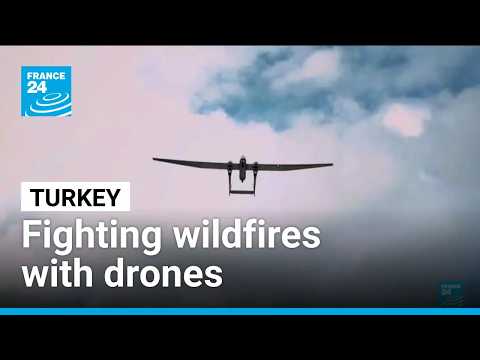 How Turkey uses drones to tackle fires