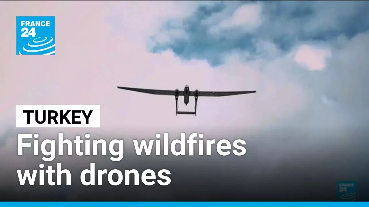 How Turkey uses drones to tackle fires • FRANCE 24 English