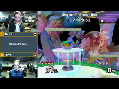 Rest in Peach 2 - RR Pools - (Captain Falcon) Phrigid vs Farko (Marth)