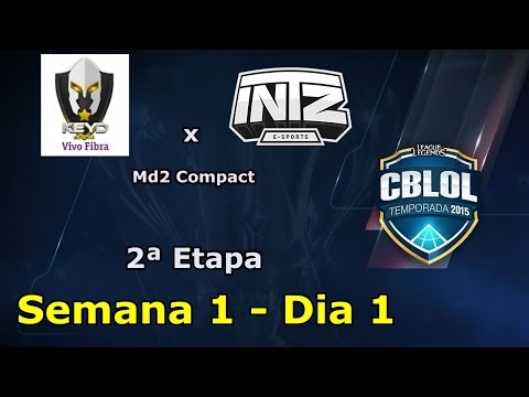 Keyd x INTZ - CBLOL 2015 - 2ª etapa - S1 D1