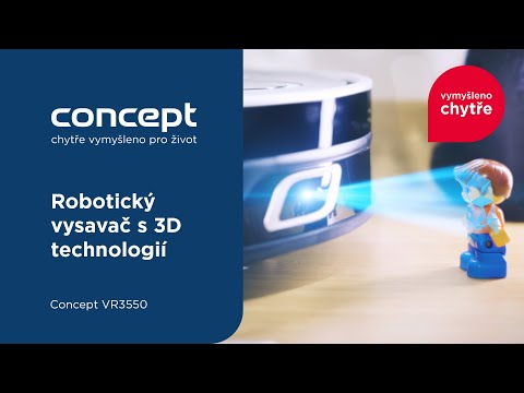 Robotický vysavač, který se vyhne malým věcem na podlaze - Concept VR3550