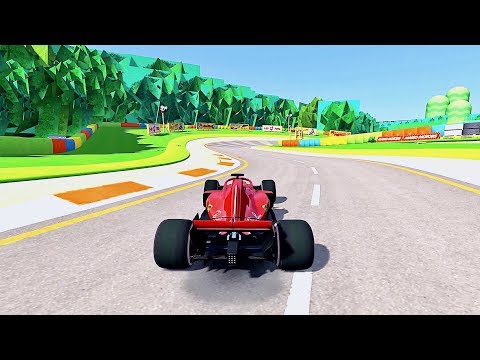 Ferrari F1 2018 on Mario Kart Circuit - EPIC