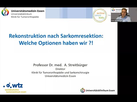 Online-Seminar 2020: Rekonstruktionen nach Sarkomresektion - welche Optionen haben wir?