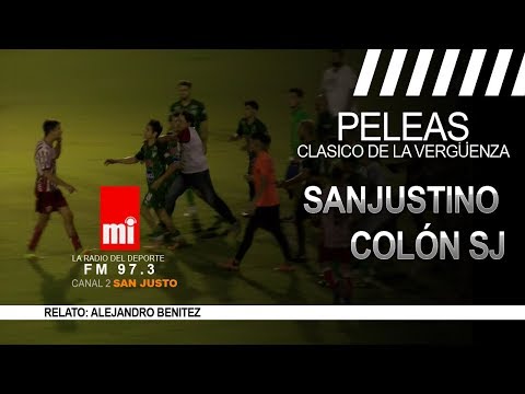 compacto completo clasico de la verguenza (Sanjustino vs Colón) + relato alejandro benitez