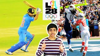 CRICKET And FOOTBALL Are Now Included In The OLYMPICS! | LOS ANGELES 2028