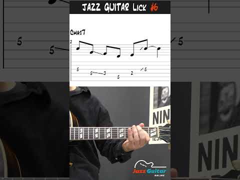Jazz Guitar Lick #6 - Wes Montgomery Blues Cliché (ii V I in C Major)