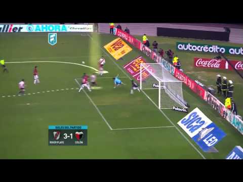 River 3 Colon 1 - Primera Division 2015 - Fecha 18