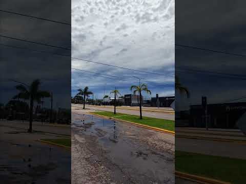 Ya pasó la tormenta por Trenque Lauquen. Va yendo hacia Buenos Aires 14:07hs 24/12/25 #tormenta