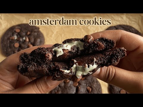 Soft Baked Amsterdam Cookies ♡ Bake With Me