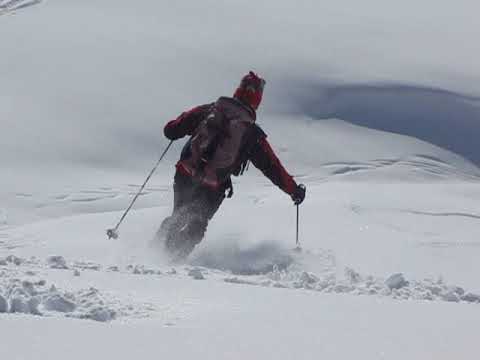2 Il movimento di assorbimento - Tecnica di Sci Fuoripista - art of skiing - ski mountaineering -