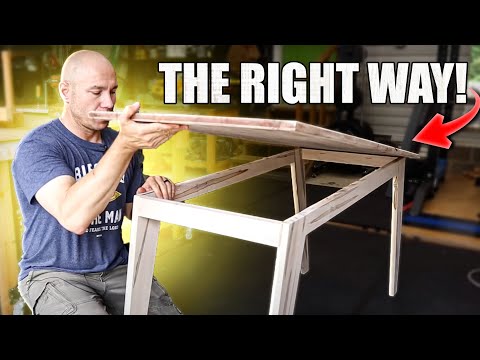 How to Attach a Table Top to Allow for Wood Movement