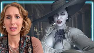 The REAL Lady Dimitrescu Reacts to Resident Evil Village
