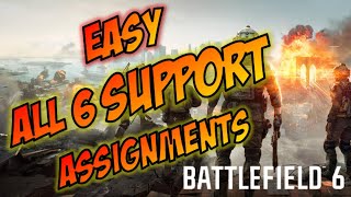 Battlefield 6 - EASY unlock all 6 SUPPORT Class Assignments