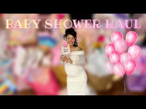 BABY SHOWER HAUL 💗 | Everything I Got for My Baby 