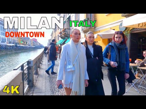 Milan, Italy 🇮🇹 - Walking Tour 4K-HDR 60fps