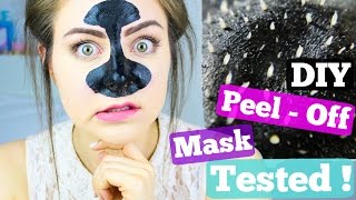 DIY Blackhead Remover Peel Off Mask Tested !