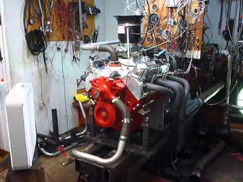 360 MOPAR on dyno