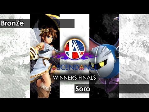 Smash 4: BronZe (Pit/Robin/Dark Pit) V UMA | Soro (Metaknight) - Ascendance 26 Tournament SSB4