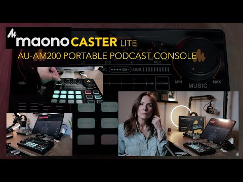 MAONOCASTER LITE AU-AM200 Portable Podcast & Livestreaming Console