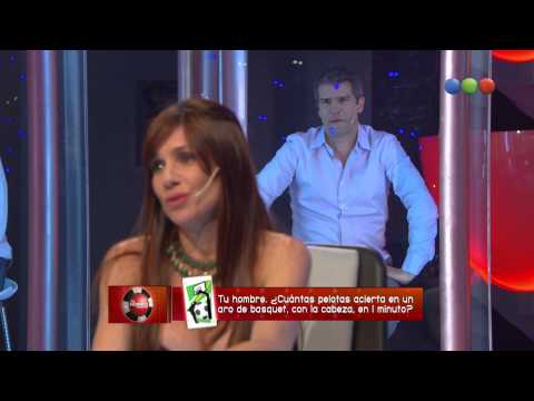 Mi hombre puede:Juego 3, cabecear peotas (Nazareno) - Susana Giménez