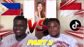 AFRICANS REACT TO PHILIPPINES VS INDONESIA TikTok REACTION (PARTII)