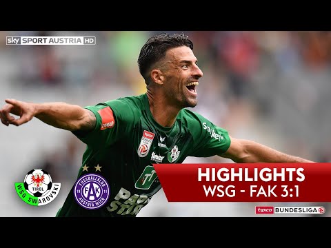 Highlights: tipico Bundesliga, 1. Runde: WSG Tirol - FK Austria Wien 3:1