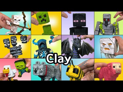 MINECRAFT Creations And Crafts That Are Next Level with Clay