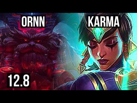 ORNN vs KARMA (TOP) | 3/1/11, Rank 8 Ornn | EUW Grandmaster | 12.8