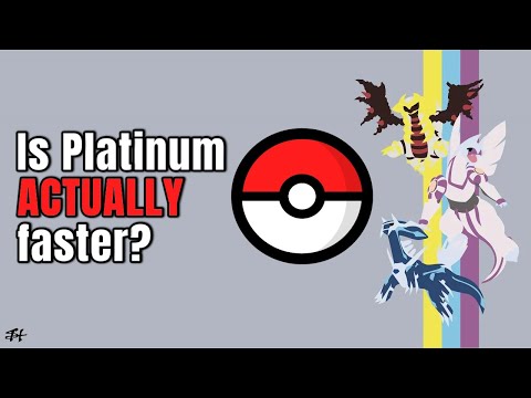 Is Pokémon Platinum actually faster than Diamond & Pearl? - POKEMON SPEED COMPARISON