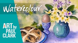 How to Paint a Spring Still Life in Watercolour