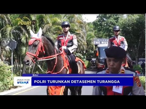 POLRI TURUNKAN DETASEMEN TURANGGA PENGAMANAN WORLD WATER FORUM