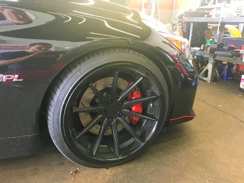 Infiniti Q50S with Z1 Slotted Rotors Front and Rear! Full Review